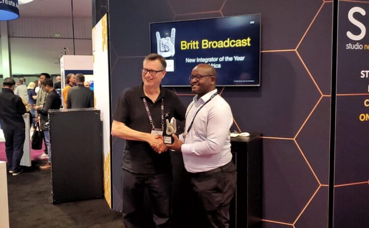  Britt Broadcast Wins Coveted SNS Award for New Broadcast Integrator of the Year for Africa at NAB Show 2023